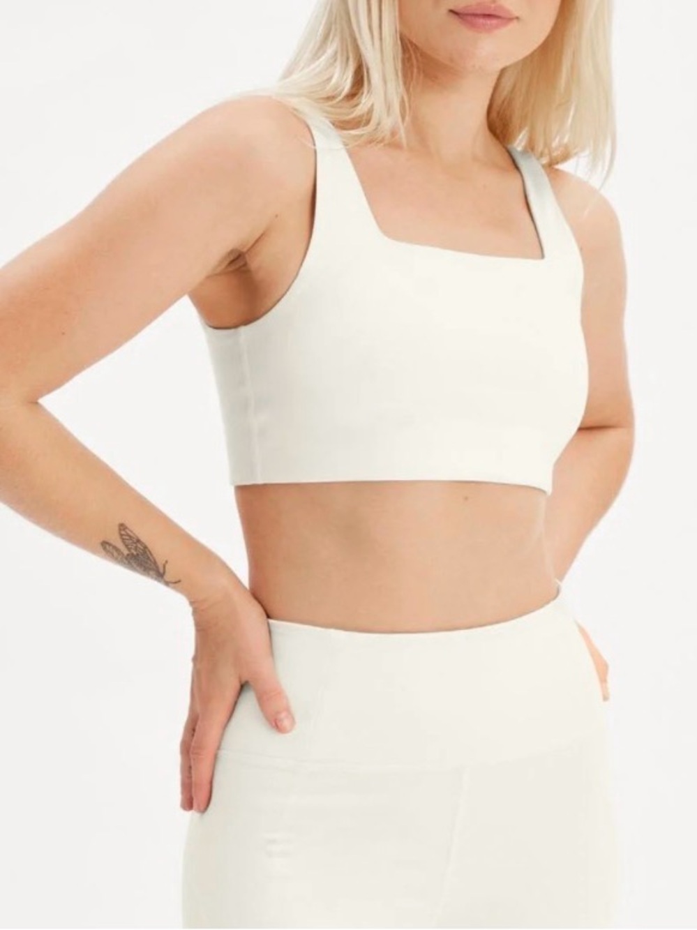 NWT GIRLFRIEND COLLECTIVE Tommy Cropped Bra